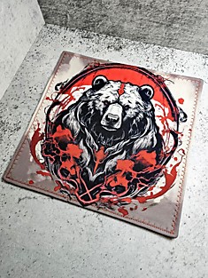 Хэнк "Медведь красный" 20х20см